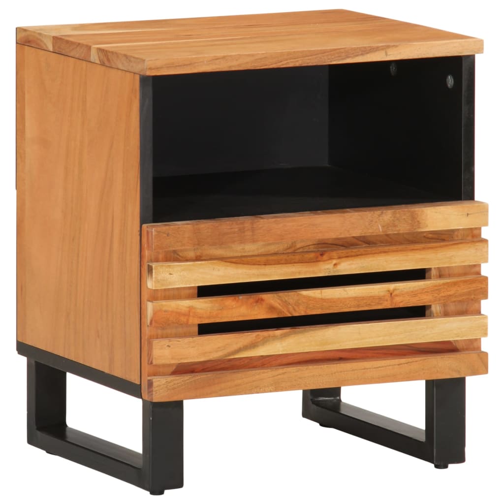 Photos - Storage Сabinet VidaXL Bedside Cabinet 40x33x46 cm Solid Wood Acacia 