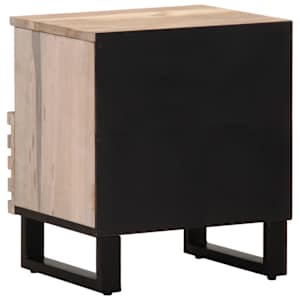 Noční stolky 2 ks 40x34x46 cm masivní bělené mangovníkové dřevo - obrázek 6