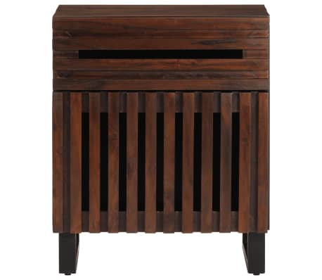 vidaXL Noptieră, maro, 50x34x60 cm, lemn masiv de mango