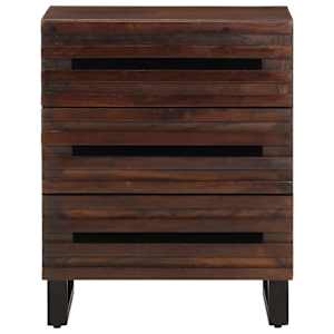 vidaXL Bedside Cabinet Brown 50x34x62 cm Solid Wood Mango