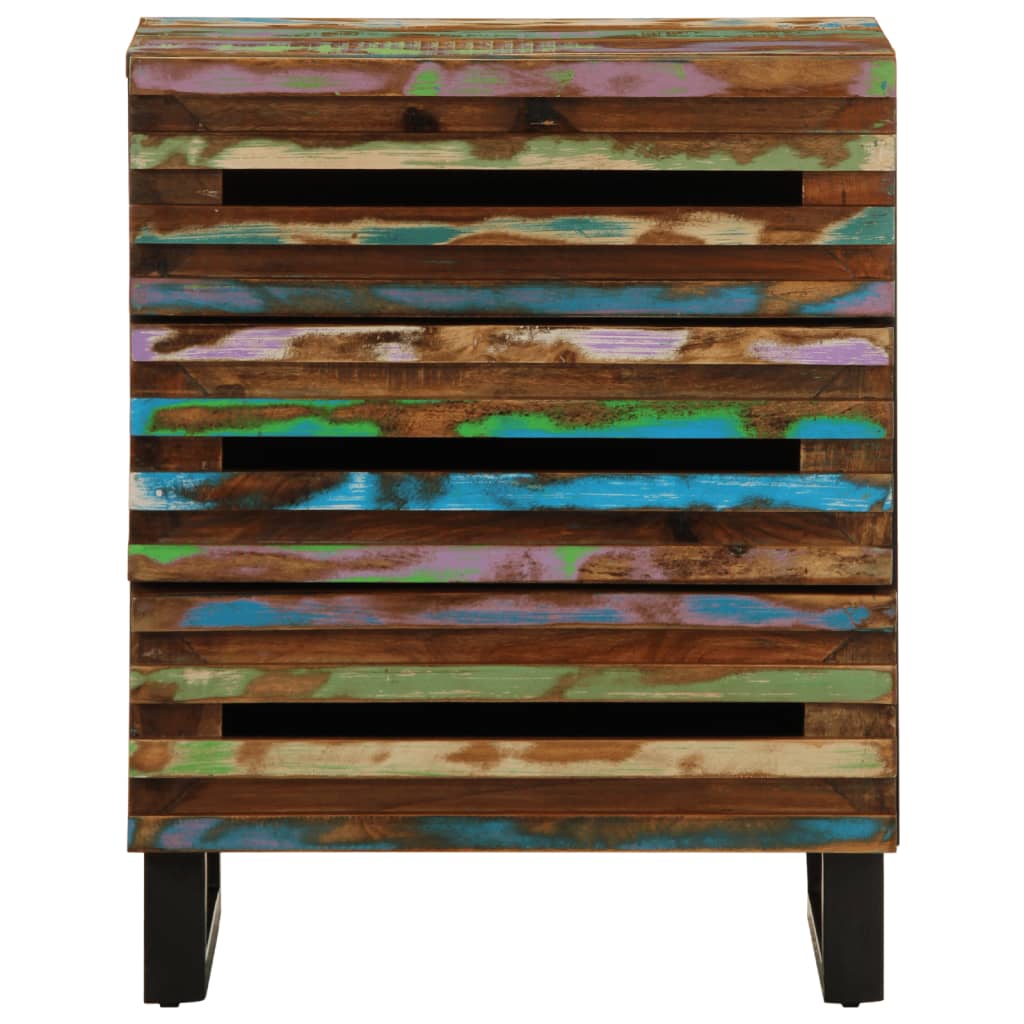 vidaXL Nachtkastje 50x34x62 cm massief acaciahout afbeelding