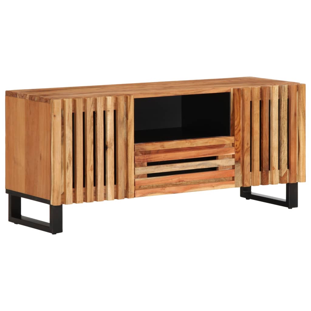 vidaXL TV-Schrank 100x34x46 cm Massivholz Akazie