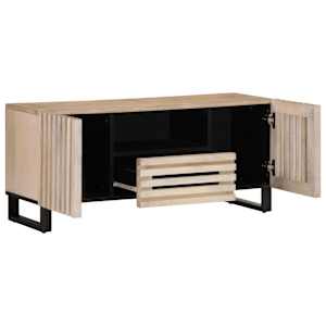 TV skříňka 100 x 34 x 46 cm masivní mangovníkové dřevo - obrázek 5