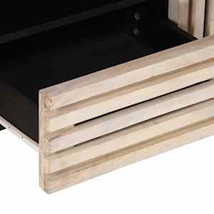TV skříňka 100 x 34 x 46 cm masivní mangovníkové dřevo - obrázek 8