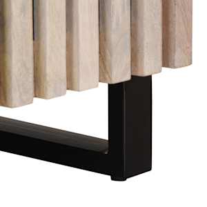 TV skříňka 100 x 34 x 46 cm masivní mangovníkové dřevo - obrázek 9