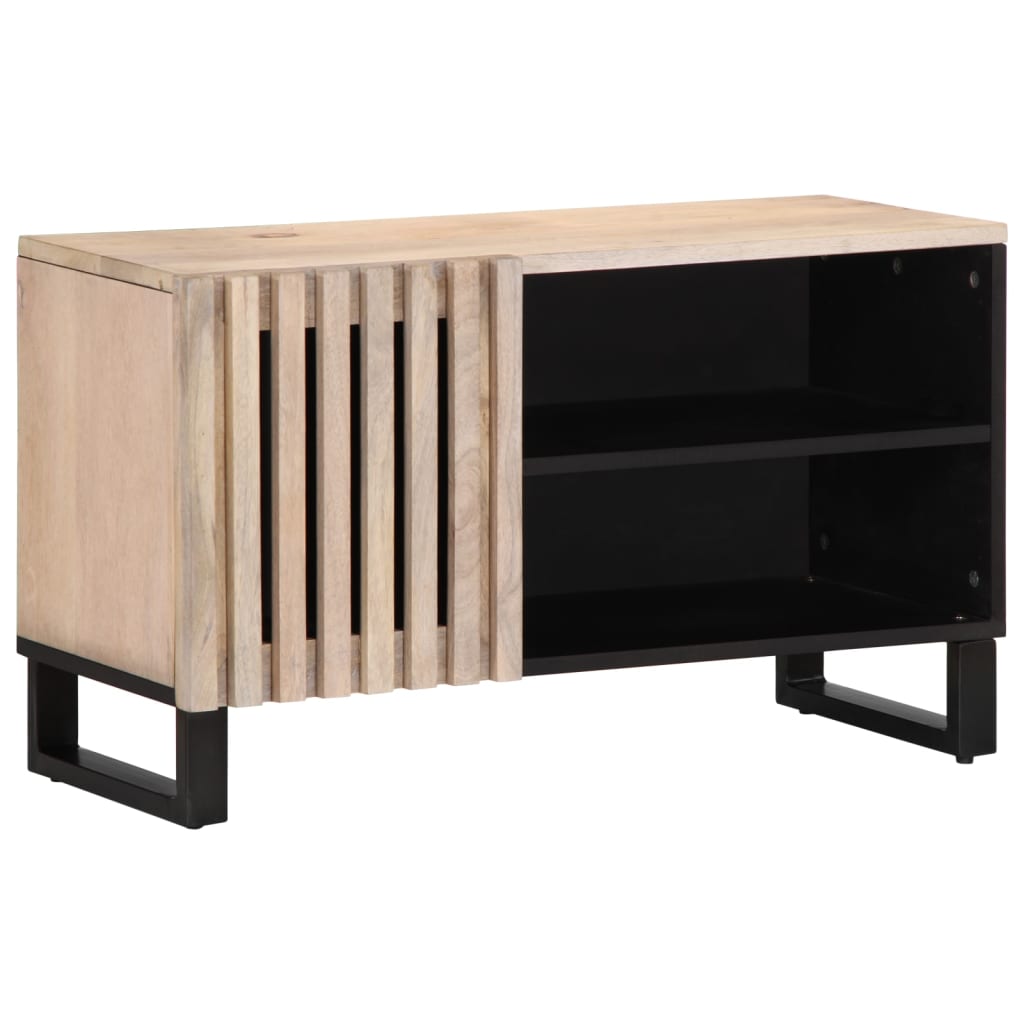 vidaXL TV-Schrank 80x34x46 cm Massivholz Mango