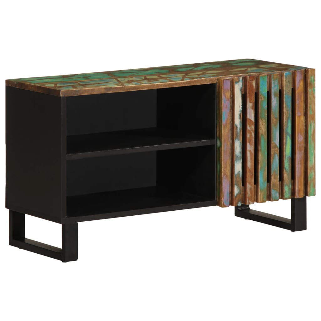 vidaXL TV-Schrank 80x34x46 cm Massivholz Akazie