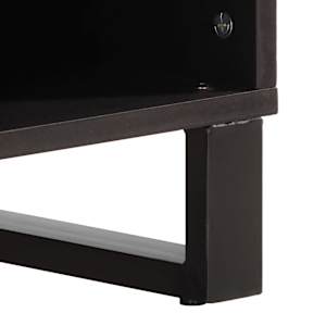 TV skříňka 100 x 34 x 46 cm masivní hrubé mangovníkové dřevo - obrázek 9