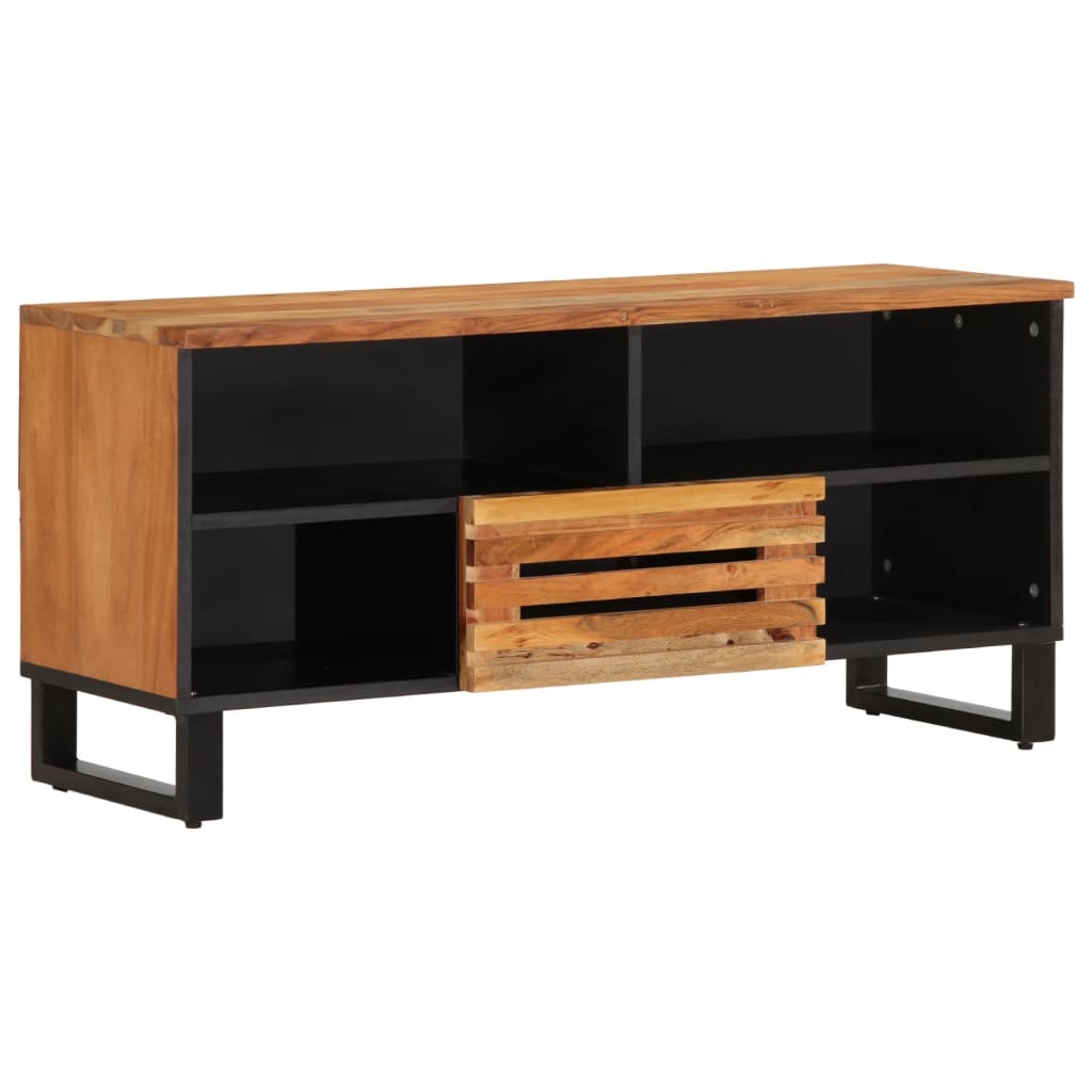 TV-Schrank 100x34x46 cm Massivholz Akazie