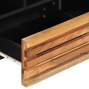 TV stolek 100 x 34 x 46 cm masivní akáciové dřevo - obrázek 8