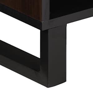 TV skříňka hnědá 100 x 34 x 46 cm masivní mangovníkové dřevo - obrázek 9