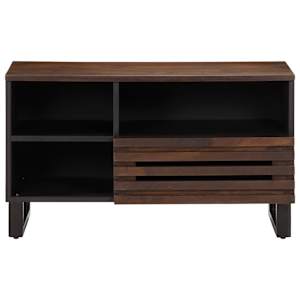 TV skříňka hnědá 80 x 34 x 46 cm masivní mangovníkové dřevo - obrázek 2
