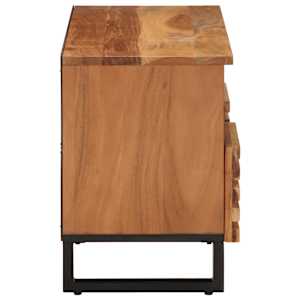 TV stolek 100 x 34 x 46 cm masivní akáciové dřevo - obrázek 4
