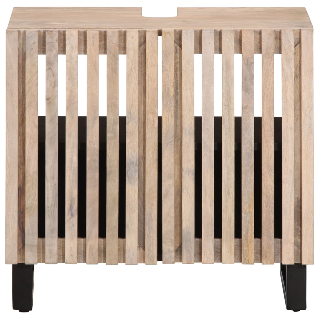 Thumbnail - vidaXL Waschbeckenunterschrank 62x34x58 cm Massivholz Mango