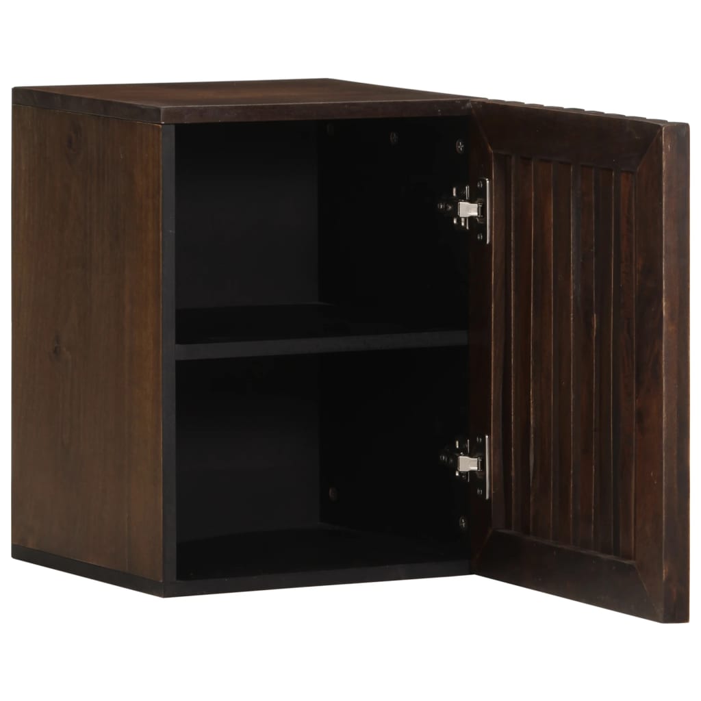 Thumbnail - vidaXL Bad-Wandschrank 38x34x48 cm Braun Massivholz Mango