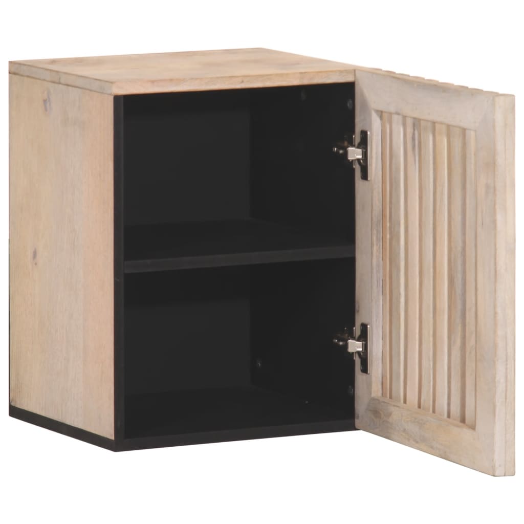 vidaXL Badkamerwandkast 38x34x48 cm massief mangohout afbeelding