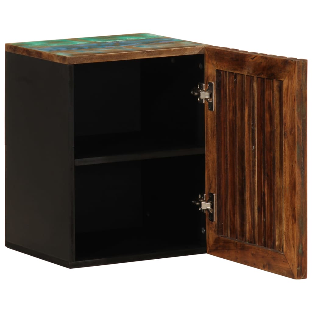vidaXL Badkamerwandkast 38x34x48 cm massief acaciahout afbeelding