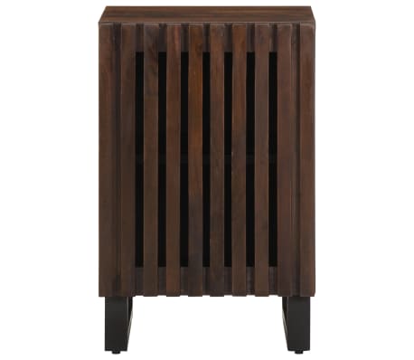 vidaXL Szafka łazienkowa, brązowa, 38x34x58 cm, lite drewno mango