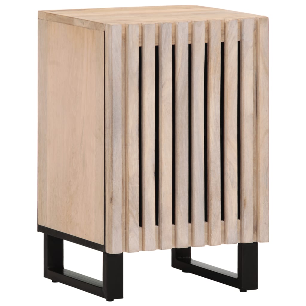 vidaXL Badschrank 38x34x58 cm Massivholz Mango