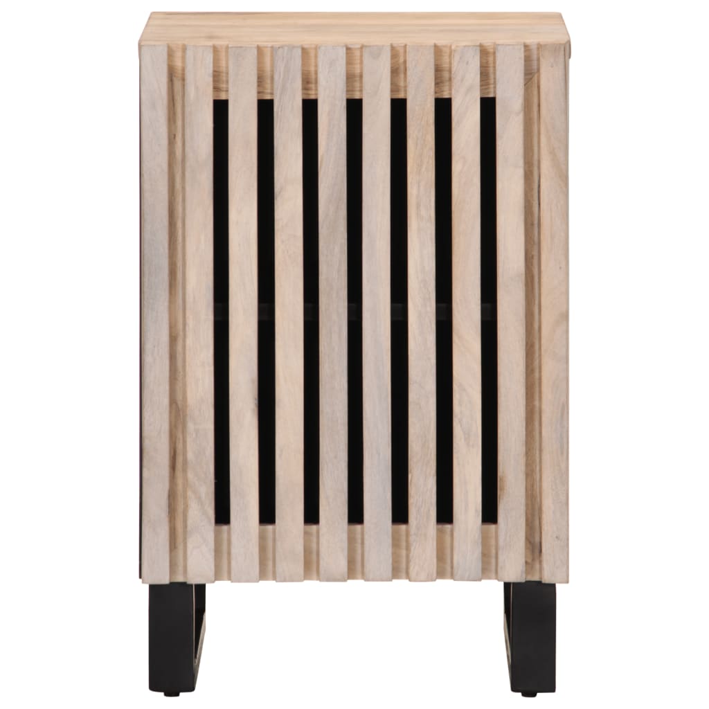 vidaXL Badkamerkast 38x34x58 cm massief mangohout afbeelding