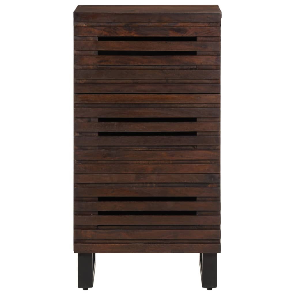vidaXL Dressoir 40x34x75 cm massief mangohout bruin afbeelding