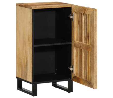 vidaXL Aparador 40x34x75 cm madeira de mangueira &aacute;spera maci&ccedil;a