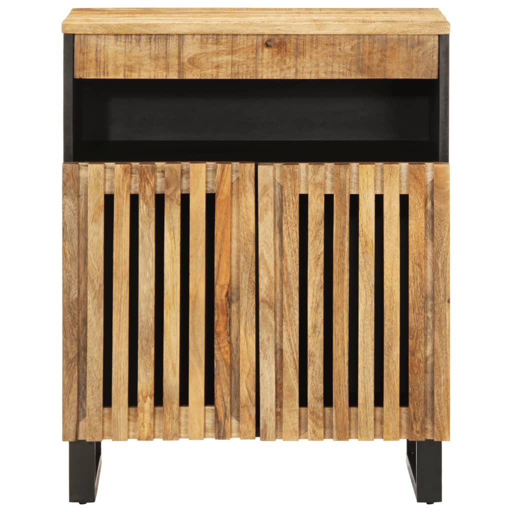 Thumbnail - vidaXL Sideboard 60x34x75 cm Raues Massives Mangoholz
