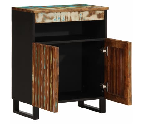 vidaXL Sideboard 60x34x75 cm Massivholz Akazie