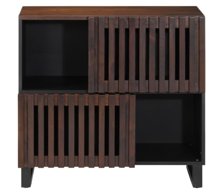 vidaXL Dulap, maro, 80x34x75 cm, lemn masiv de mango