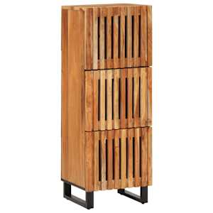 Skříň highboard 40 x 34 x 110 cm masivní akáciové dřevo - obrázek 1
