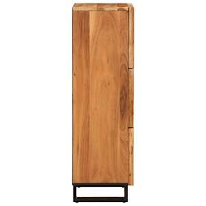 Skříň highboard 40 x 34 x 110 cm masivní akáciové dřevo - obrázek 4