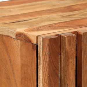 Skříň highboard 40 x 34 x 110 cm masivní akáciové dřevo - obrázek 7