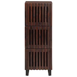 Highboard hnědý 40 x 34 x 110 cm masivní mangovníkové dřevo - obrázek 2