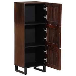 Highboard hnědý 40 x 34 x 110 cm masivní mangovníkové dřevo - obrázek 3