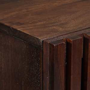 Highboard hnědý 40 x 34 x 110 cm masivní mangovníkové dřevo - obrázek 7