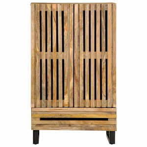 vidaXL Highboard 60x34x100 cm grov heltre mango
