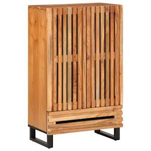 Highboard 60 x 34 x 100 cm masivní akáciové dřevo - obrázek 1