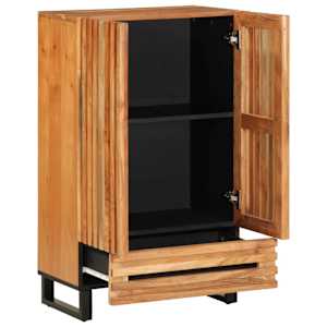 Highboard 60 x 34 x 100 cm masivní akáciové dřevo - obrázek 3
