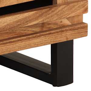 Highboard 60 x 34 x 100 cm masivní akáciové dřevo - obrázek 10