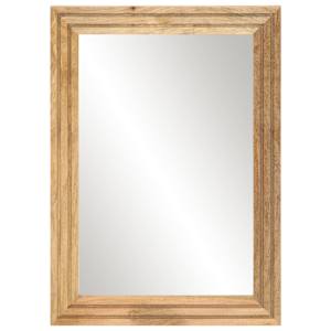 Koupelnové zrcadlo 50 x 70 cm masivní hrubý mangovník a sklo - obrázek 2