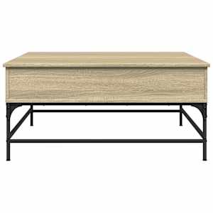 Konferenční stolek dub sonoma 95 x 95 x 45 cm kompozit a kov - obrázek 6