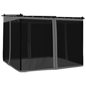 vidaXL v&otilde;rkseintega paviljon, antratsiithall, 3x3 m, teras