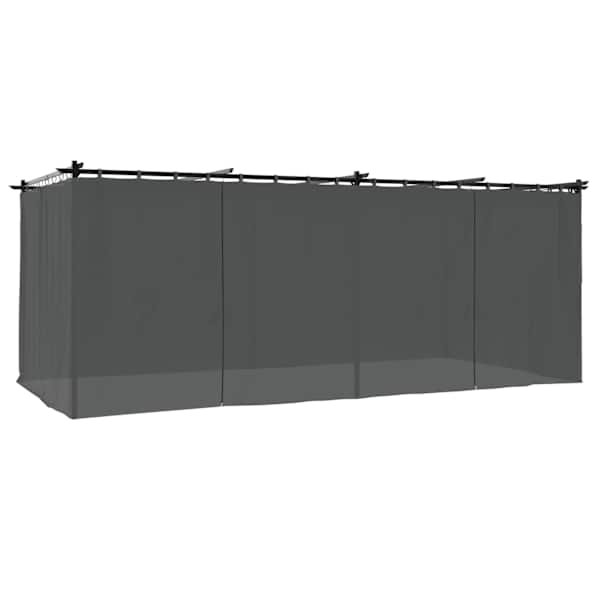 vidaXL kardinatega paviljon, antratsiithall, 6x3 m, teras