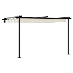 Altán 300 x 300 x 200 cm Krémová Polyester - obrázek 2