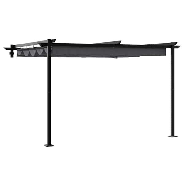 vidaXL Paviljon 300 x 300 x 200 cm Antratsiit Pol&uuml;ester