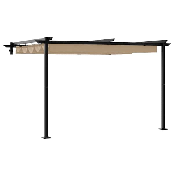 vidaXL Paviljon 300 x 300 x 200 cm Pruunikashall Pol&uuml;ester