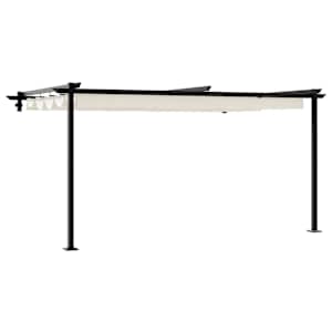 Altán 400 x 300 x 200 cm Krémová Polyester - obrázek 2