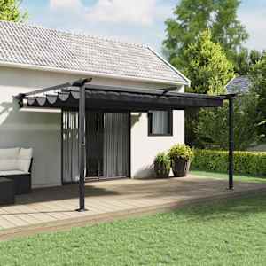 Paviljon Antracit 400 x 300 x 200 cm Poliester