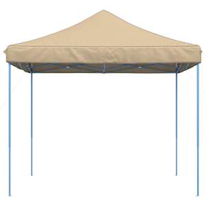 Skládací party stan pop-up béžový 292 x 292 x 315 cm - obrázek 3