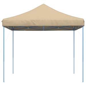 Skládací party stan pop-up béžový 292 x 292 x 315 cm - obrázek 4